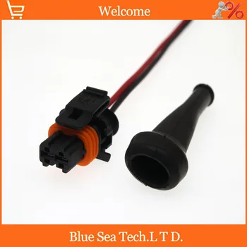 

Sample,10 PCS 2Pin female Oil/Fuel spray nozzle plug with cable/sheath,Auto diesel common rail/crankshaft sensor plug for BOSCH