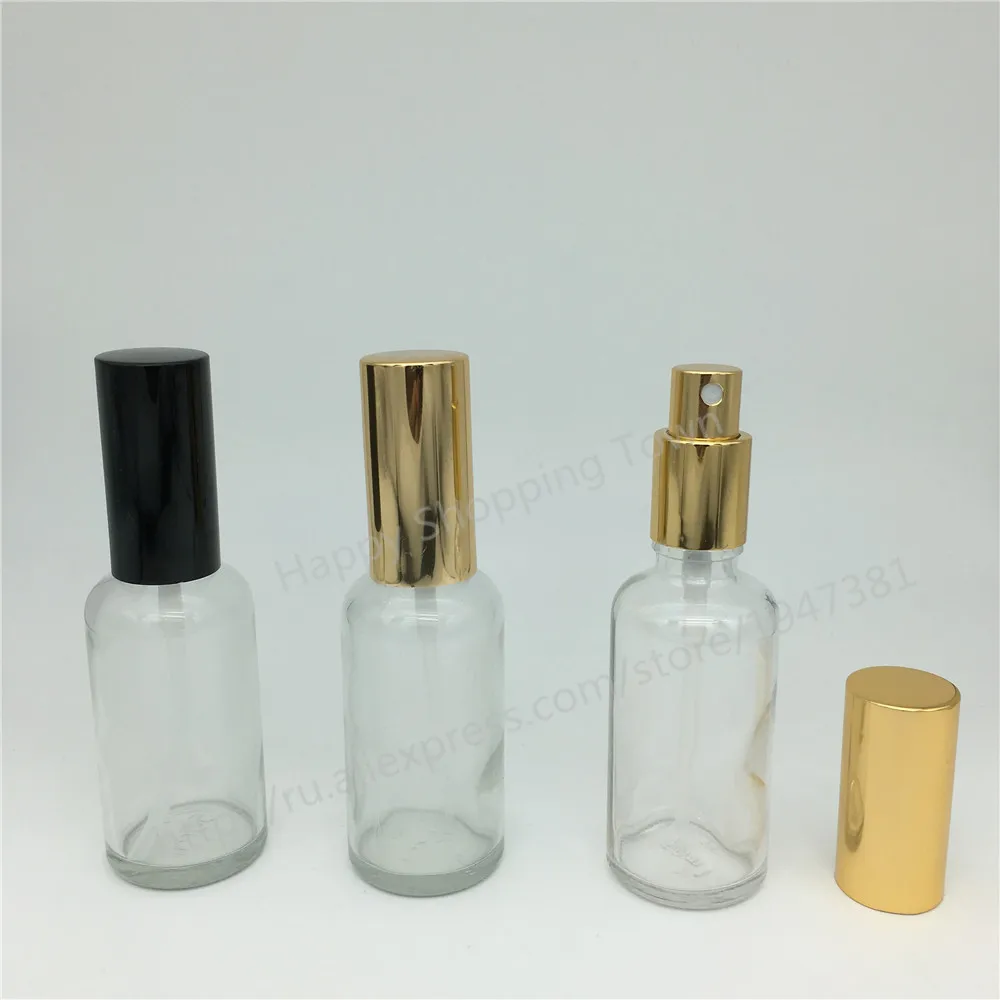 Free Shipping 500pcs/lot 50ml clear glass spray bottle, glass bottle, clear mist sprayer bottle, perfume spray glass bottle