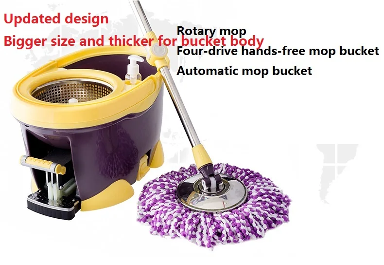 

Rotating squeeze mop bucket rotation mop bucket mop automatic mop