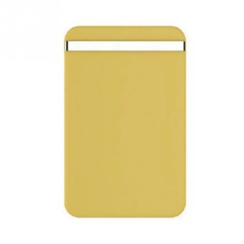 Анти Rfid кошелек кредитный держатель для карт чехол для защиты кредитных карт Porte Carte Rfid карта защитный чехол держатель для карт - Цвет: Цвет: желтый