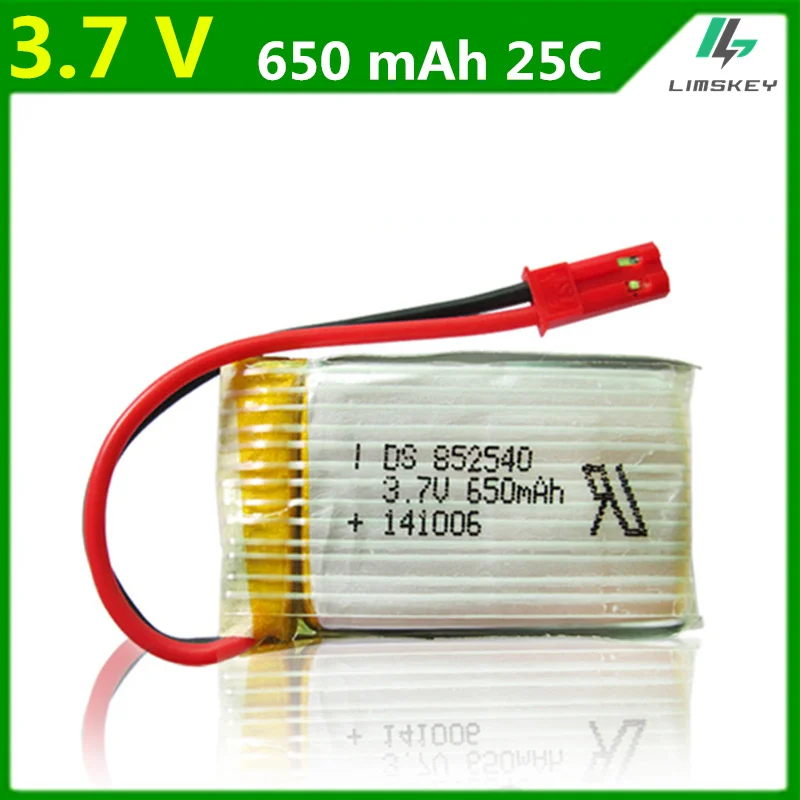 3 7 V 650mAH для Phantom II Feiyu FY550 Huanjun HJ818 HJ819 1315 K891 Квадрокоптер Lipo батарея JST 852540 батарея|jst