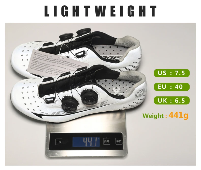 Sidebike 3M Reflectiv Carbon Ultralight Cycling Shoes self-Locking Racing Bike Shoes Road Bike Athletic Riding Shoes Ciclismo