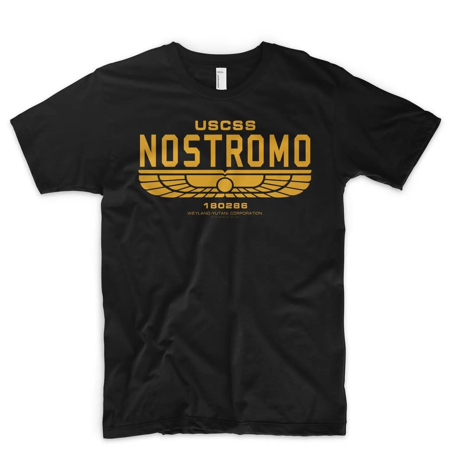 

Nostromo T Shirt USCSS Weyland Yutani Alien Predator Prometeus Marines UFO