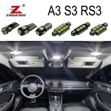 Bianco 100% Canbus Free error LED interno della cupola mappa luce ambientale Kit per Audi A3 S3 RS3 8L 8 P 8 V (1996-2015)