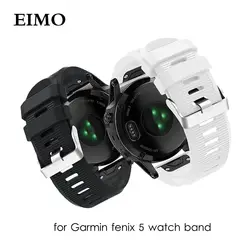 Fenix 3 ремешок для Garmin fenix 5 Смотреть band 20 мм 26 мм 22 мм силиконовый часы с датчиками группа Fenix5X/Fenix3/3HR Garmin Fenix5/935 5S