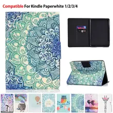 Чехол для Amazon kindle Paperwhite 1 2 3 4 чехол для funda kindle paperwhite 10-го поколения Модный чехол с принтом