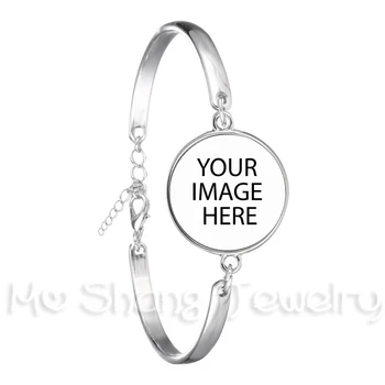 

Personalized Custom Bracelets Photo Mum Dad Baby Children Grandpa Parents Custom designed Photo Gift For Family Anniversary Gift
