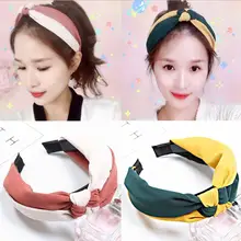 Korean Boutique Hairband Two-tone Bowknot Headband Women Girls Hair Head Hoop Bands Accessories For Women Scrunchy Hairbands Korean Boutique Hairband Two-tone Bowknot Headband Women Girls Hair Head Hoop Bands Accessories For Women Scrunchy Hairbands