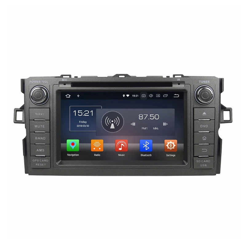 Clearance for toyota Auris Octa core PX5 Android 8.0 car dvd gps player with 4G RAM 32G ROM wifi 4g usb auto Multimedia 2