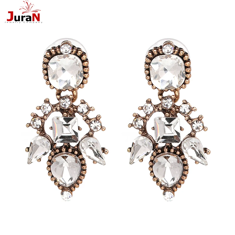 JURAN New Fashion Statement font b Jewelry b font Full font b Crystal b font Big