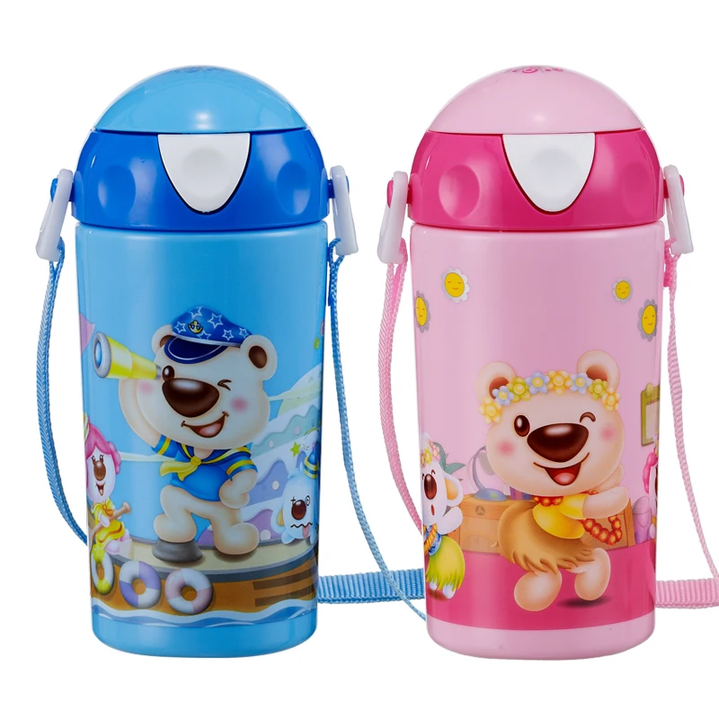 Baby Feeding Bottle Water Portable Thermos Children's Insulation Cup Neonatal Drink Cup Non slip