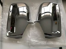 Tampa lateral do espelho da porta do carro cromado, para mercedes sprinter vw crafter 2006 +