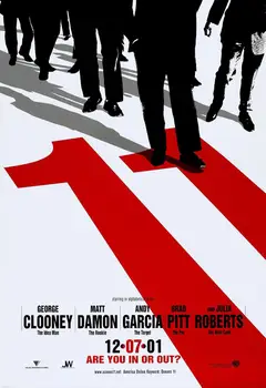 

N0660 OCEANS ELEVEN 11 framed movie Wall Sticker Silk Fabric Poster Art Indoor Decor Bright