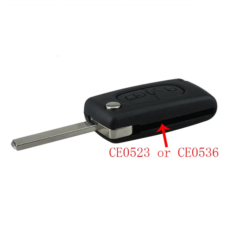 2/3/4 кнопочный Чехол для автомобильного ключа Peugeot 207 307 308 407 607 807 Citroen C2 C3 C4 C5 C6
