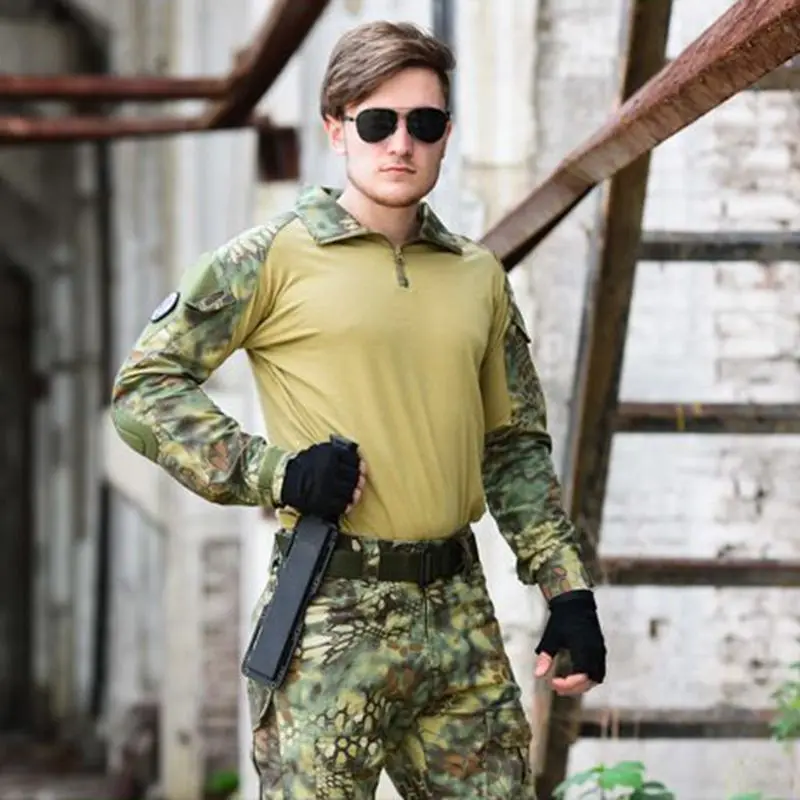 Охотничья одежда тактический Камуфляжный снайперский костюм военная форма