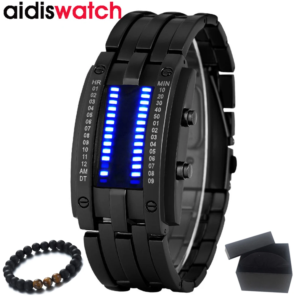 Men Watches Aidis Top Luxury Brand Digital LED Display Waterproof Lover's Watches Sports Military Wristwatches Relogio Masculino Men Watches Aidis Top Luxury Brand Digital LED Display Waterproof Lover's Watches Sports Military Wristwatches Relogio Masculino