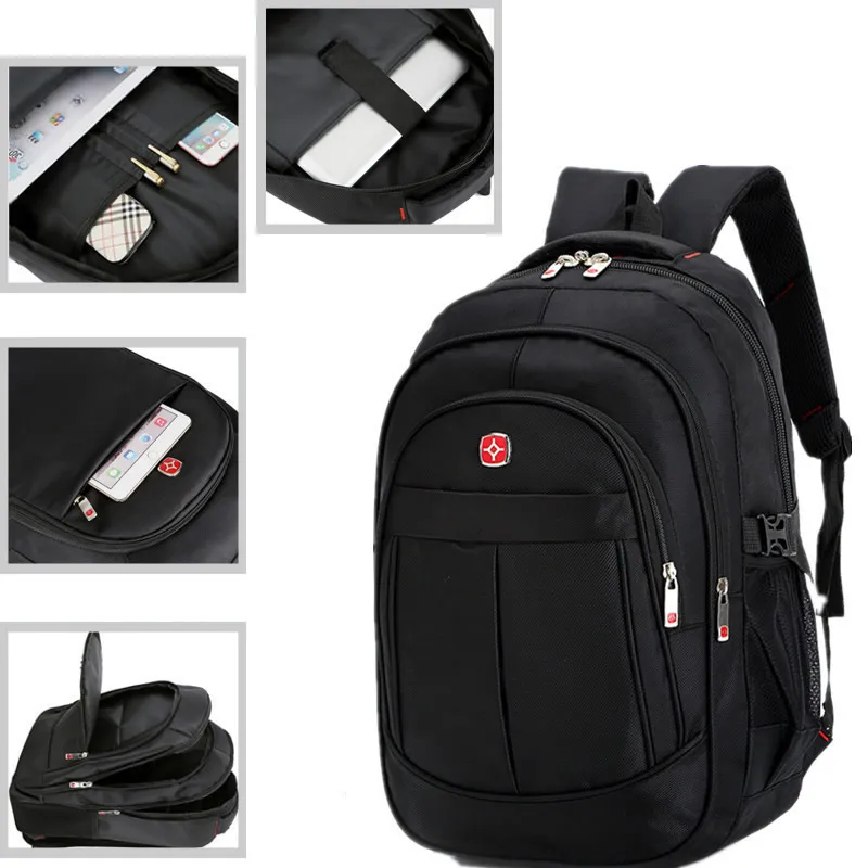 

Swisswin swiss Multifunction USB charging Men 15.6-17 inch gear Laptop Backpacks Teenager Male Mochila male Travel backpack