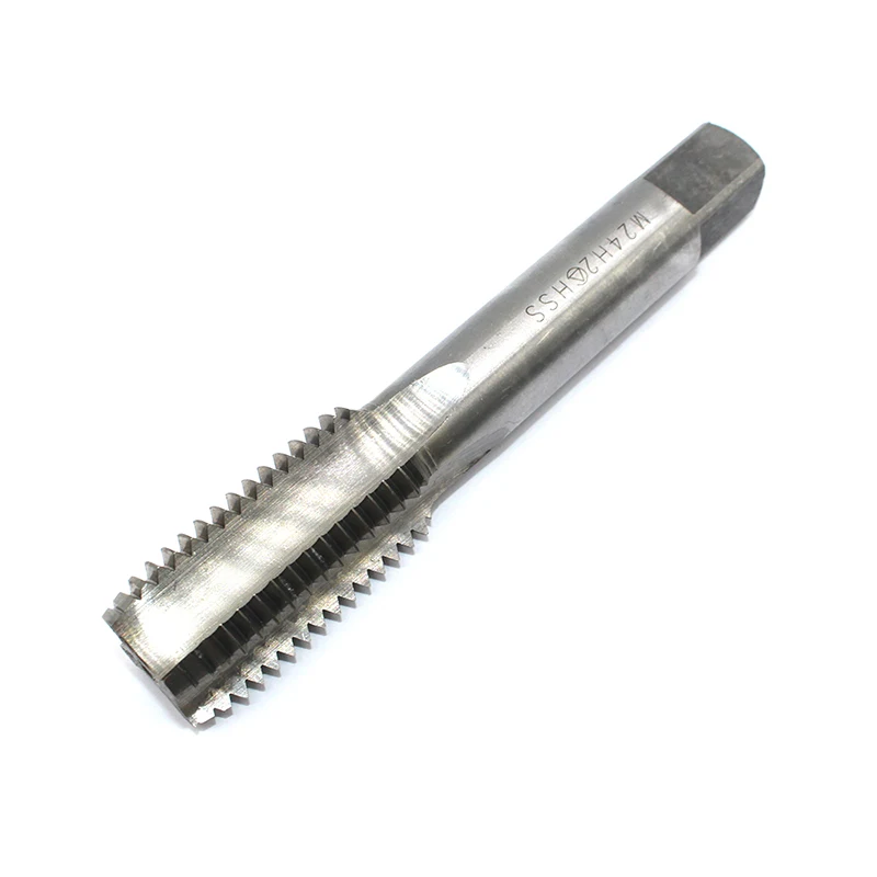 

1pc M24 Straight Flute Machine Tap Thread H2 M24x1 M24X1.5 M24X2 M24X3 Tap Bit High Speed Steel Threading Drill Bit Cutter Tool