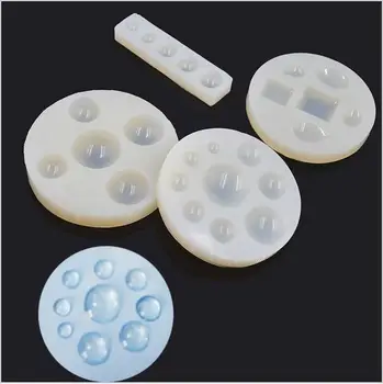

1pcs Silicone Necklace Mold Pendant Mold with hole Resin Silicone Mould Diy Jewellery Making resin molds for jewelry