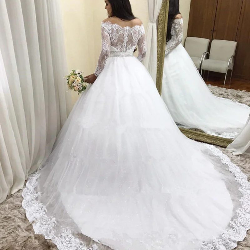 Vestido de Novia богемское Свадебное платье Кружева свадебное платье Свадебные платья Пляжные невесты наряд для официальных торжеств Abiti da Sposa