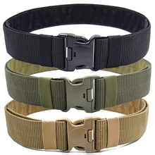 Мужская тактическая Боевая нейлоновая полицейская пошлина ремень Открытый военный пояс утилита регулируемый и удобный