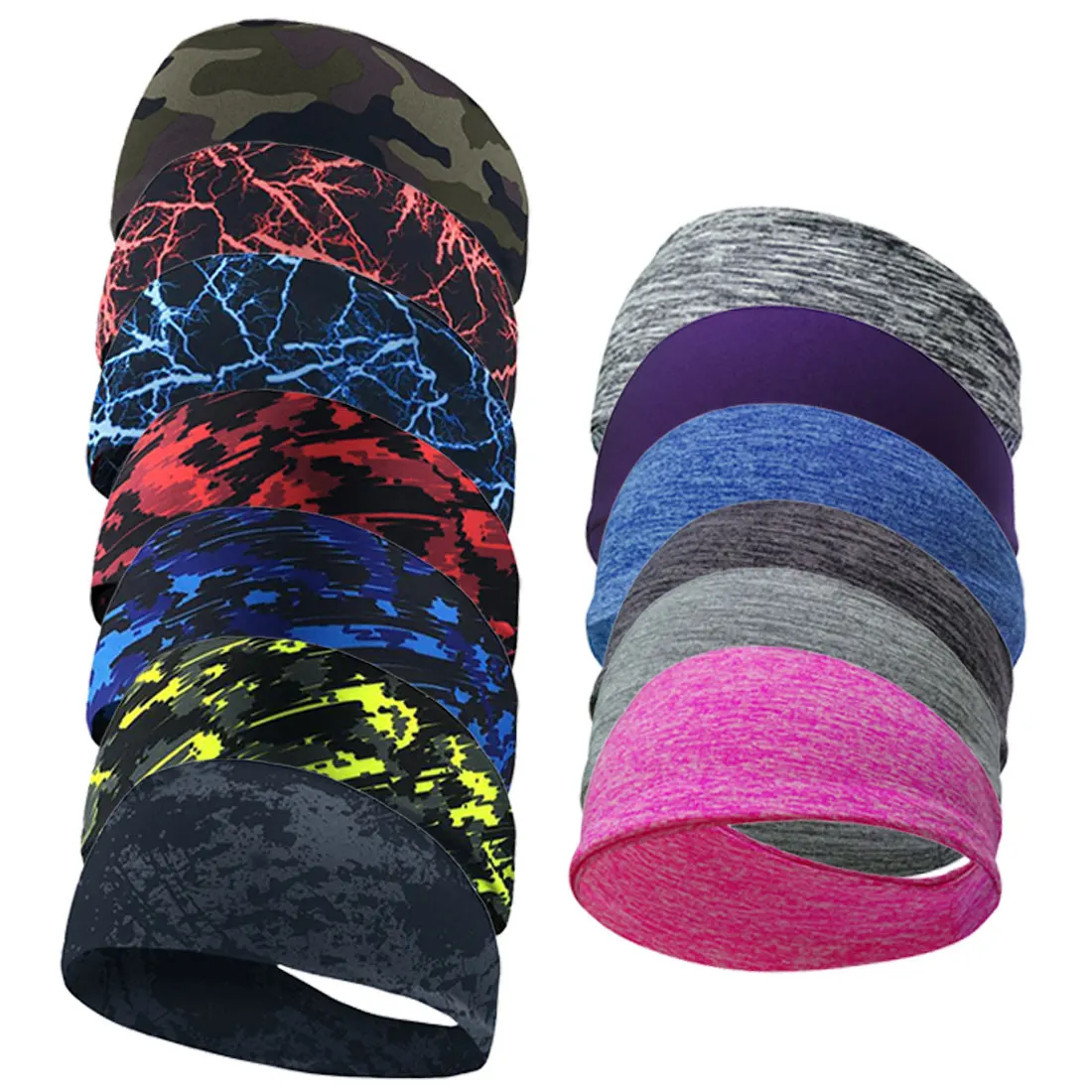 Pro Unisex Cycling Yoga Sport Sweat Headband Absorbent Sweatband For