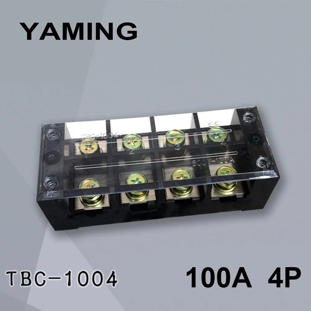TBC 1004/TB 1004 фиксированный тип 100A 600V 4 позиции 0 5 25 мм2 Соединительная Клеммная