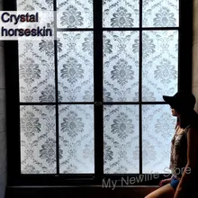 3D статический с украшением в виде кристаллов horseskin оконная пленка на стекло Стикеры дома декоративные без клея для офиса Windows цветного Стикеры s 45/60/90*200 см