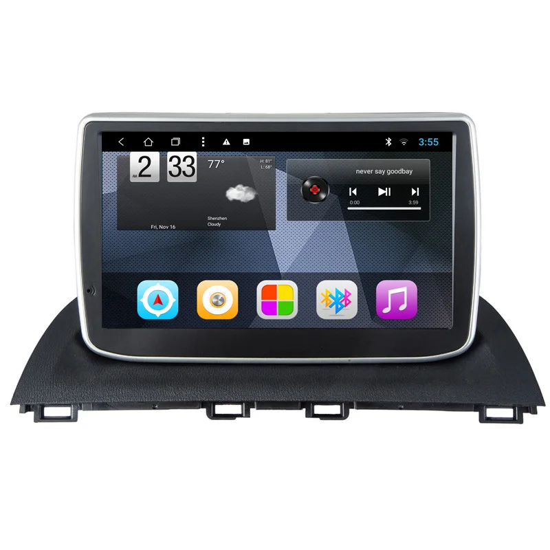 Top Ectwodvd 9inch Octa Core Android 8.1 Car DVD Player GPS Navigation Multimedia For Mazda 3 Axela 2014 2015 2016 0