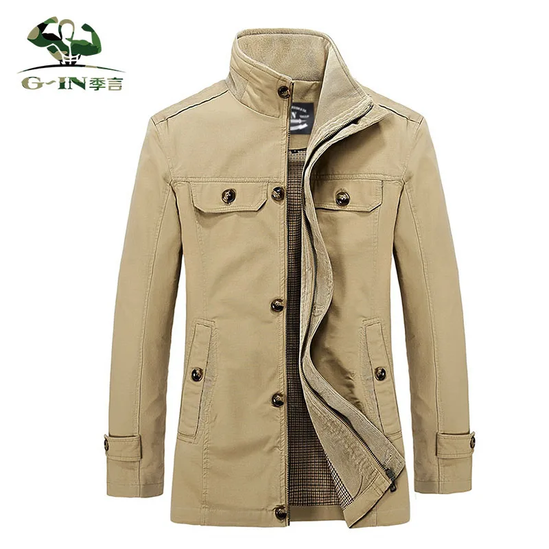 free shipping Autumn and winter thick velvet men jacket army outerwear military fatigues bags men coat with hood
