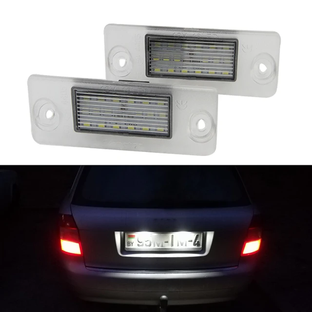 2pc Car 18LED Number License Plate Lights Lamp For Audi A4 B5 95 01 S5