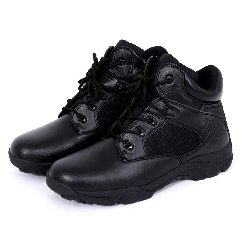 Militaire sand De sand black Armée Cuir En Chaussures Cheville Combat Hommes Ww Tactique Travail Masorini Force Désert Étanche Bottes Spéciale 105 Noir RPw5fw1qH