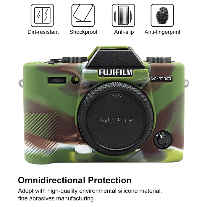 PULUZ высококачественный мягкий силиконовый защитный чехол для FUJIFILM X-T20 мягкий резиновый чехол для камеры для FUJIFILM