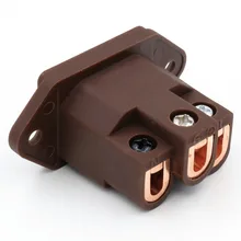 Um pcs Viborg Cobre AC IEC Inlet Soquete VI-06CC