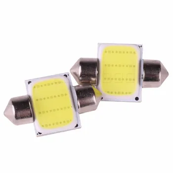 

6pc 31mm 36mm 39mm 42mm COB FESTOON Car 12V LED Bulb Auto Interior Lamp styling