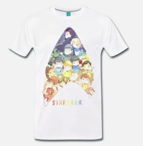 

T-SHIRT STAR TRECK DOCTOR SPOCK COMANDANTE KIRK KIDS - 3 - S-M-L-XL-2XL-3XL