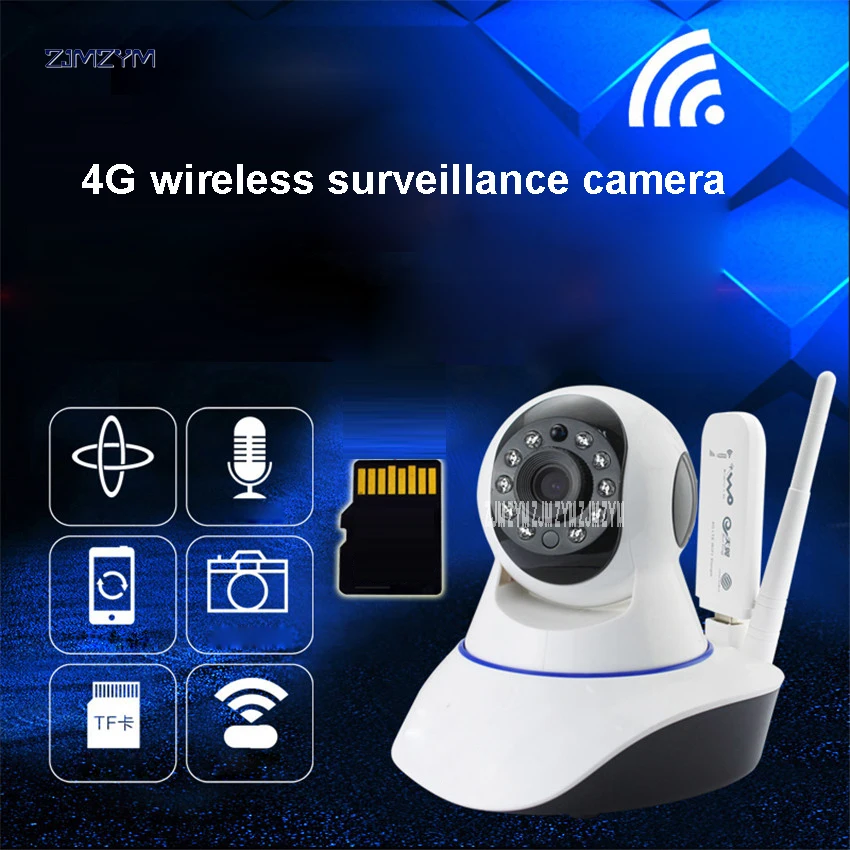 

720P Wireless IP Webcams wi-fi alarm wifi camera surveillance 360 degree Pan Tilt 4G cctv Webcams 3G with sim card slot ZA-ZU