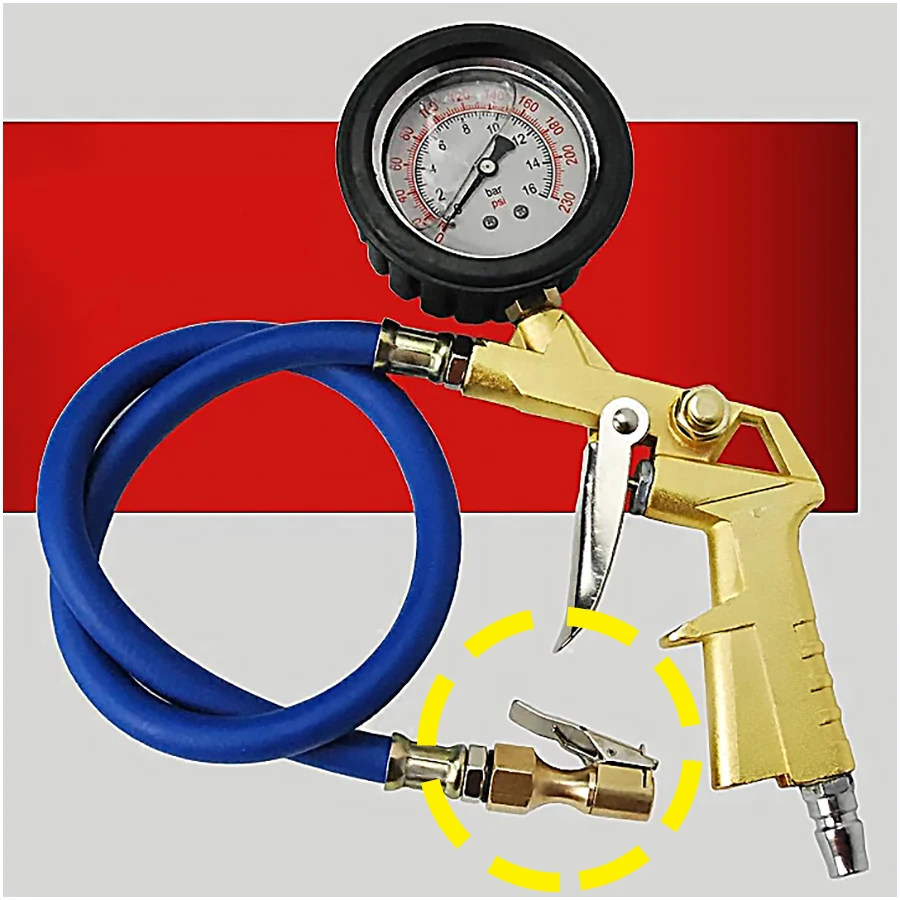 Car Replacement Parts Auto Air Compressor Pump Connector Valve Mouth On Tyre For All type DoubleSingle Cylinder Tire Inflation (6)