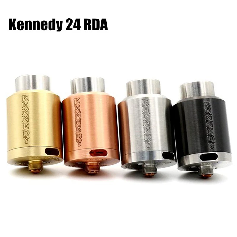 

Kennedy 24 RDA 24mm Diameter Rebuildable Dripping Atomizer Vaporizer fit 510 Box ModTank Vapor Electronic Cigarette RDTA