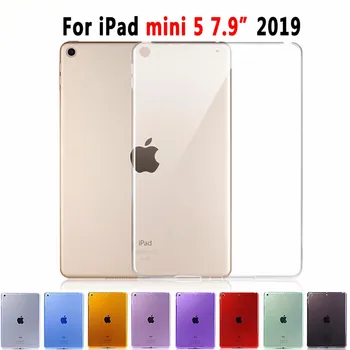 

Premium Slim Soft TPU Transparant Siliconen Back Cover voor Apple iPad mini 5 2019 Case 7.9 inch Colour Silicon Coque Capa Funda