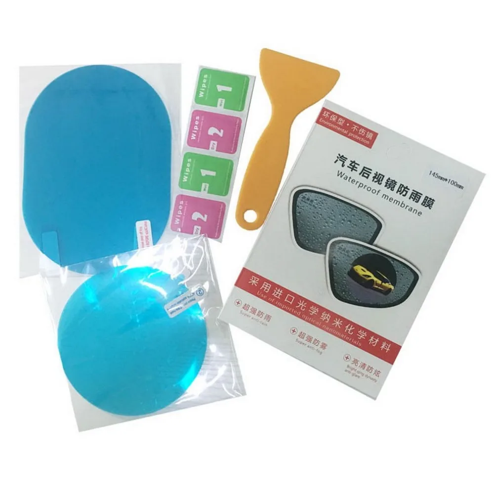 Rainproof Anti-fog Car Rearview Mirror Film Sticker Protective Film Rain Shield Side Window Ultra-clear Film