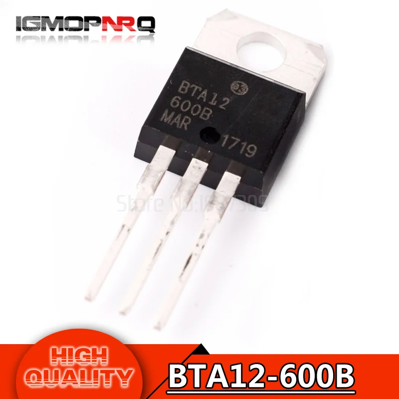 

10pcs BTA12-600B BTA12 BTA12-600 Triacs 12 Amp 600 Volt TO-220 new original