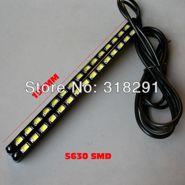 

2013 new type can bend Slim DRL 20 pcs/lot 5630 chip 15 smd High-power- Bright Car Auto Tail Backup Reverse day running light