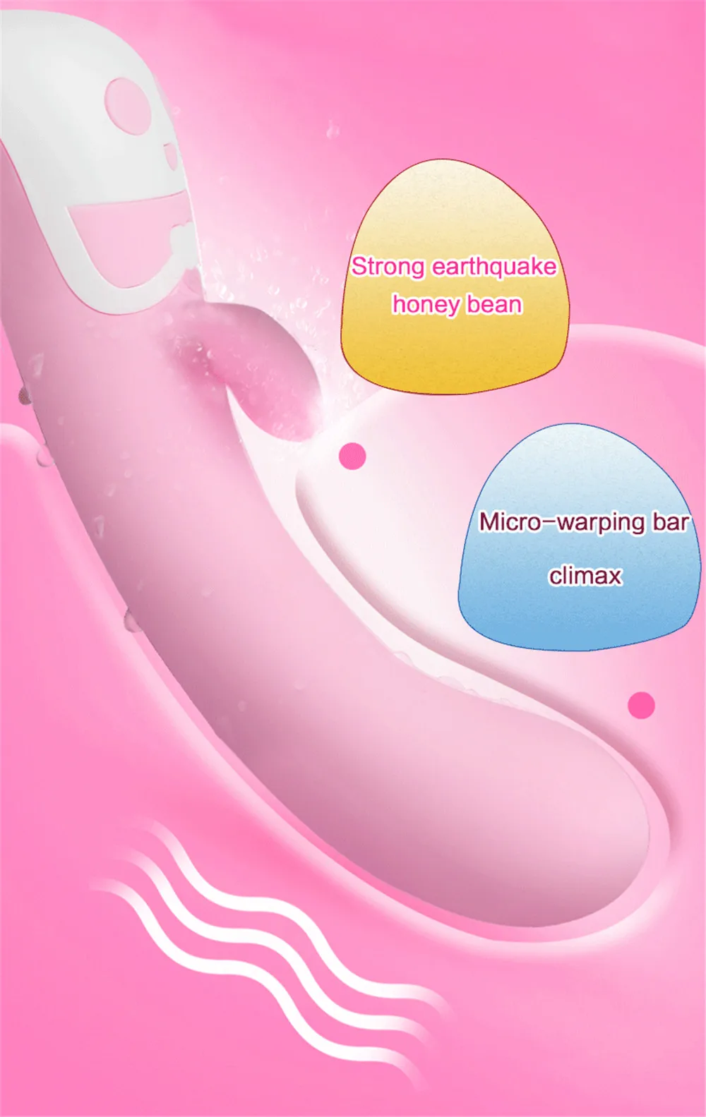 Nipple Sucker Dildo Vibrator Clitoris Stimulate G Spot Multispeed Licking Clit Nipple Massage Flirting Erotic Sex Toys for Women (2)