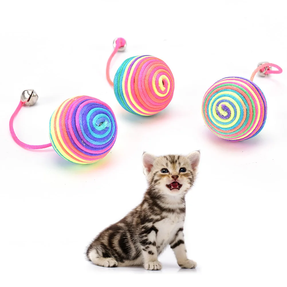1Pcs Naughty Pet Cat Kitten Teaser Playing Play Toys Chew Rattling