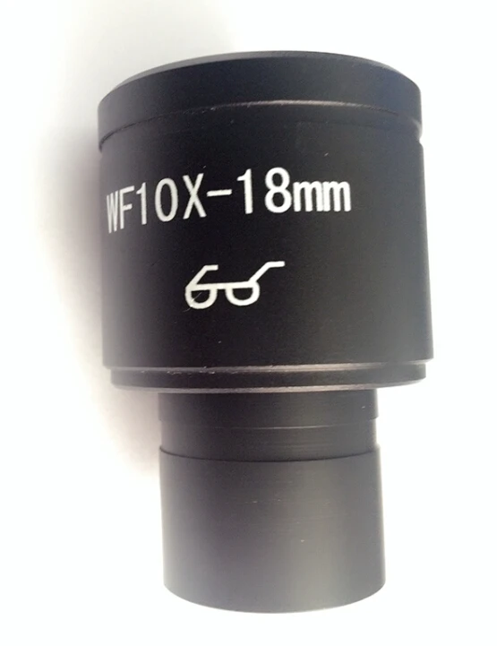 2pc/Lot 10X Biological Microscope eyepiece lens widefield 18mm high