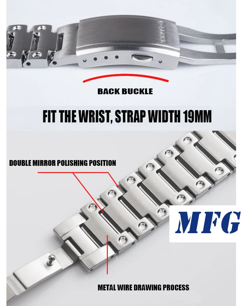 Ремешок для часов GWM5610 DW5600 GW5000 для casio gshock металлический ремешок из нержавеющей стали браслет стальной ремень инструменты подарок для