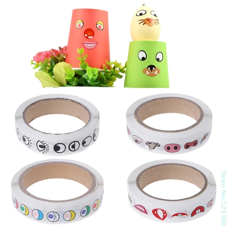 

Fancy Sticker Cartoon Animal DIY Assembling Sticker Eyes Nose Mouth Educational Toys Kids Toy DIY toys Drop Ship