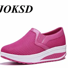 JOKSD прогулочная обувь Для женщин дышащая спортивная обувь, обувь из сетчатого материала, обувь спортивная, кроссовки для женская обувь zapatos mujer L08
