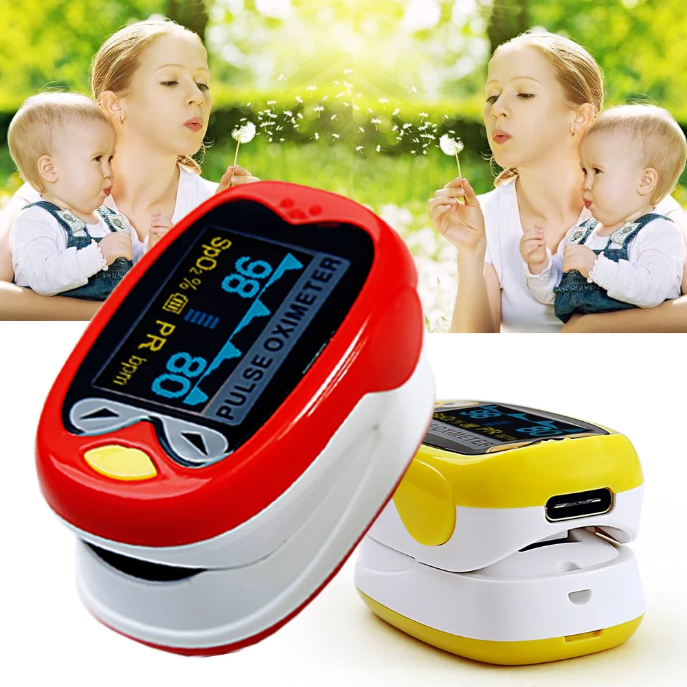 Care for children kids Finger Pulse Oximeter for Pediatric/Child